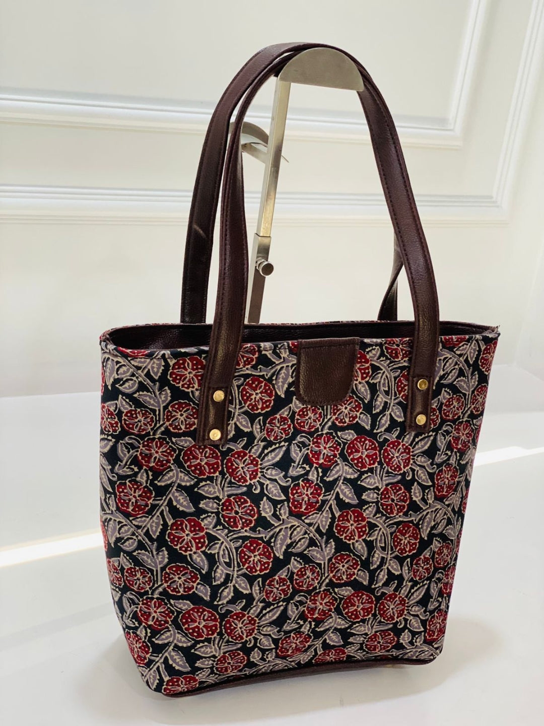 Ajrakh Print Cotton Hand Bag