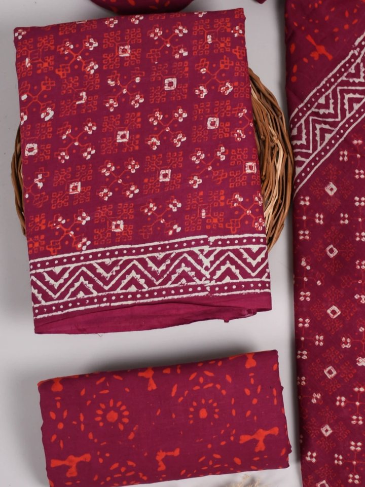 Premium Quality Cotton Suit with Soft Mulmul Dupatta