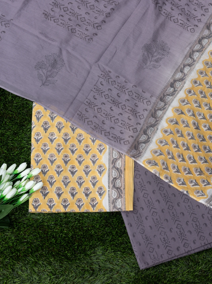 Prestige Bagru Print Cotton Suit with Soft Mulmul Cotton Dupatta