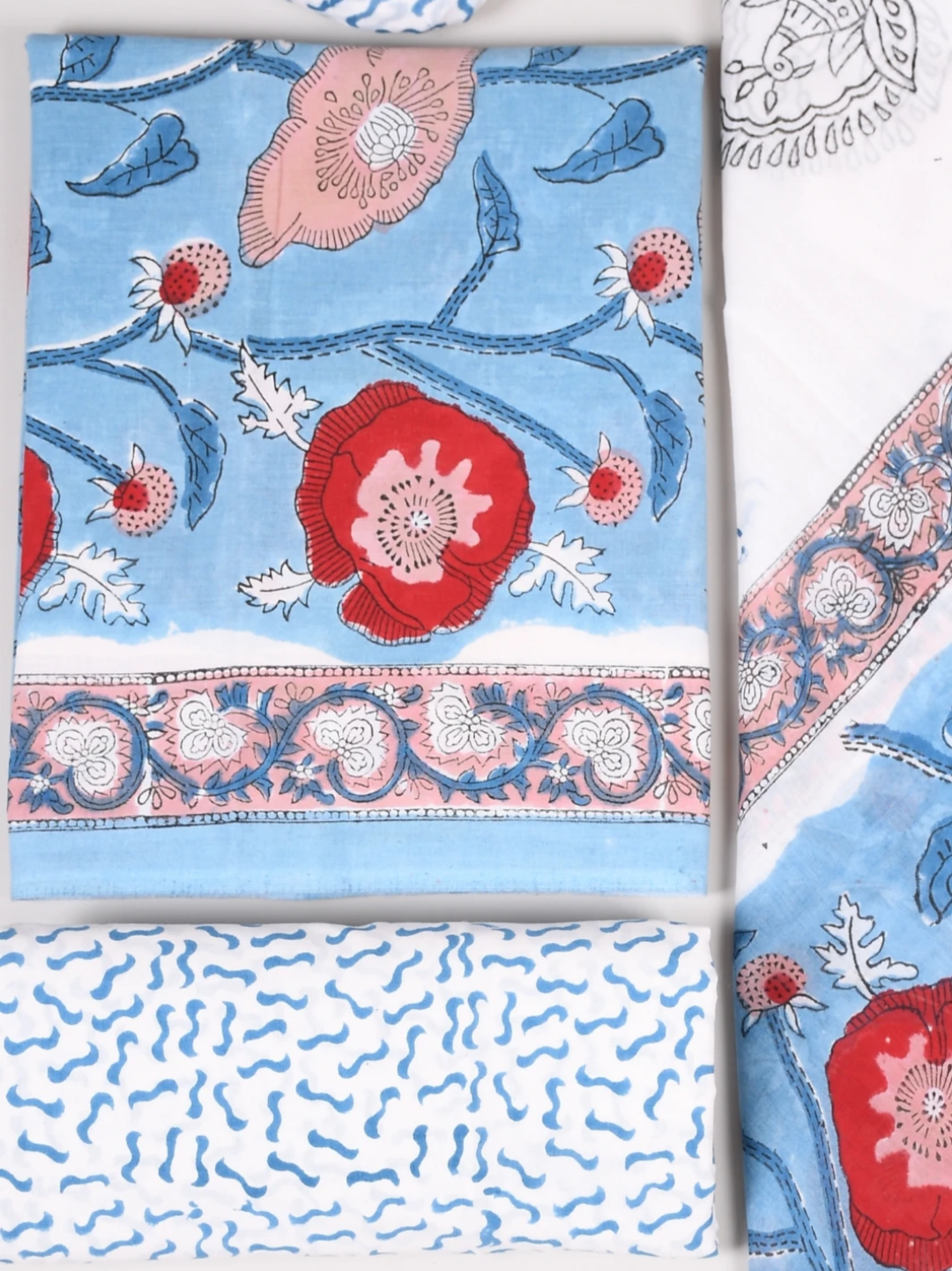 Best-Selling Printed Cotton Suit with Mulmul Cotton Dupatta