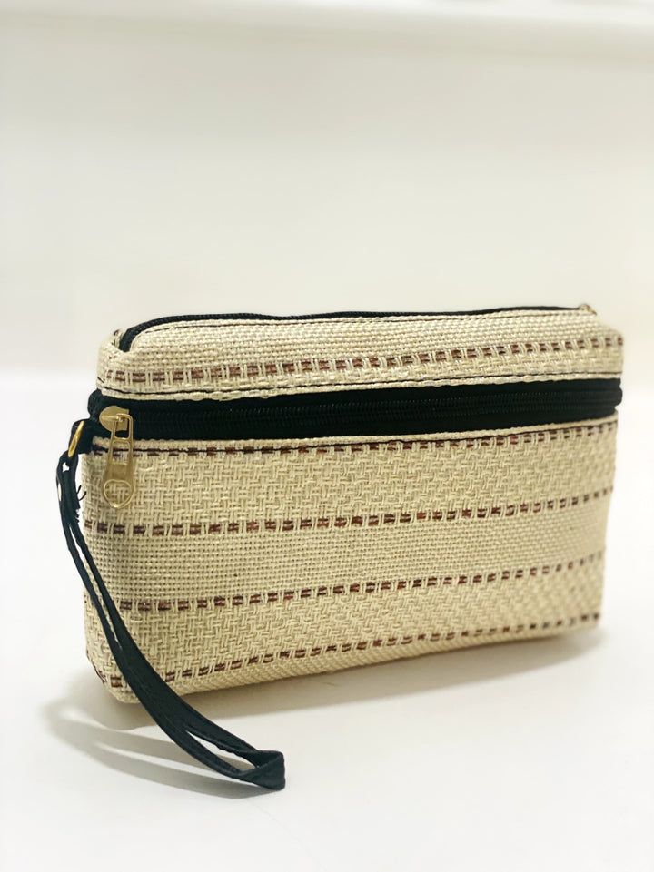 Jacquard Pattern Embellished Clutch Hand Bag – Stylish & Functional