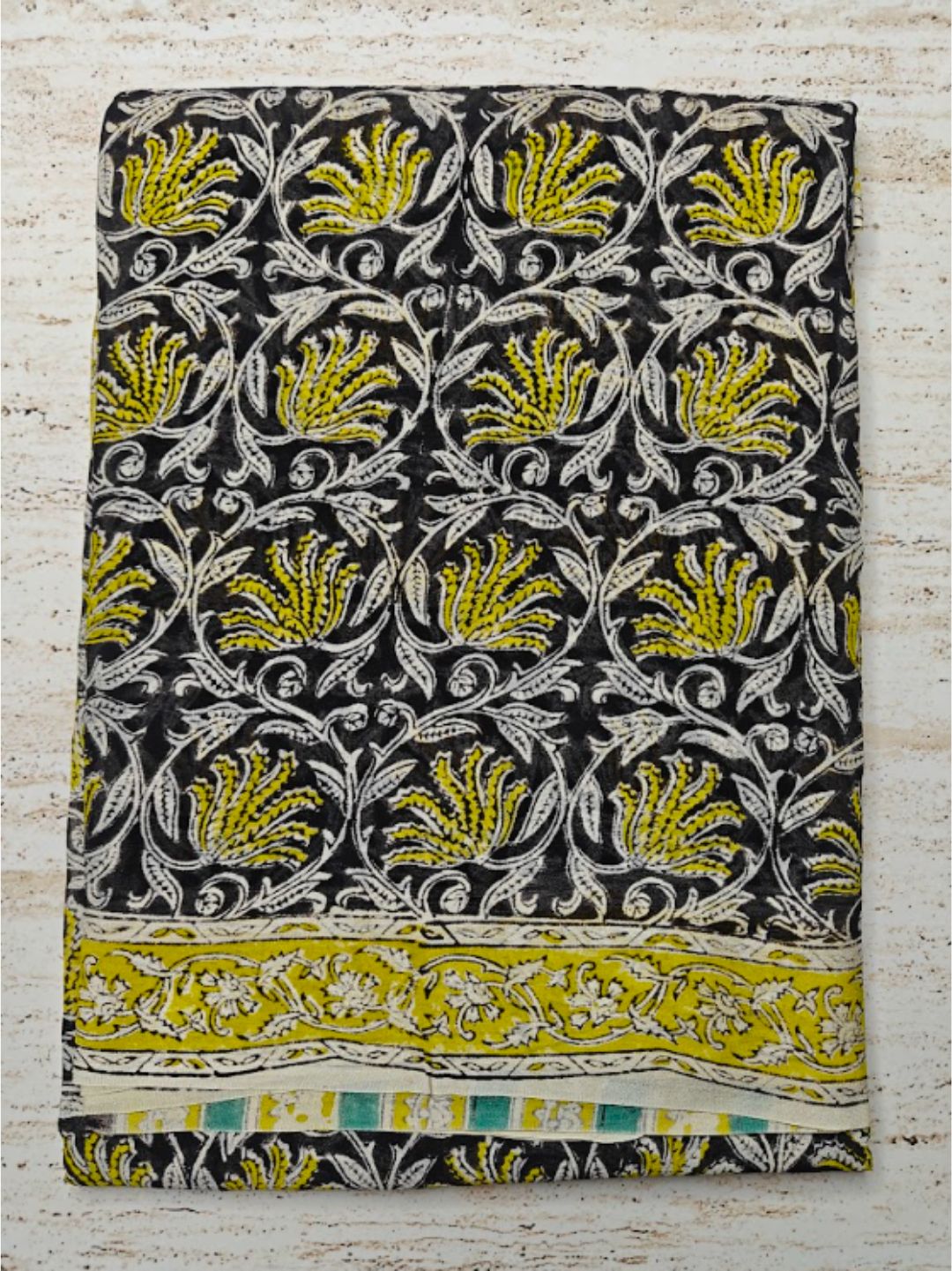 Handcrafted Bagru HandBlock Super Georgette Saree